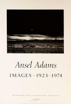 Ansel Adams Moonrise Poster Signed